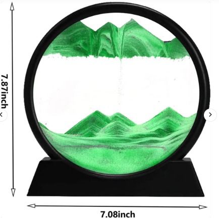 3D Moving Sand Mountain Lamp With Stand